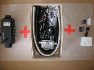 Eberspächer Airtronic D2 + zástavbová sada + miniregulátor