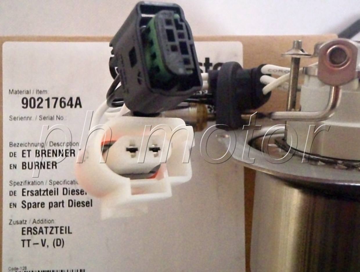 Spalovací komora, hořák, žhavicí kolík pro Thermo Top V s uzávěrem 9013194 /9021764/ 9015854