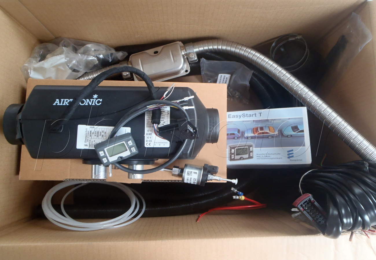 Eberspächer Airtronic D4/12V+ programovatelný ovladač EasyStart T + zást. sada