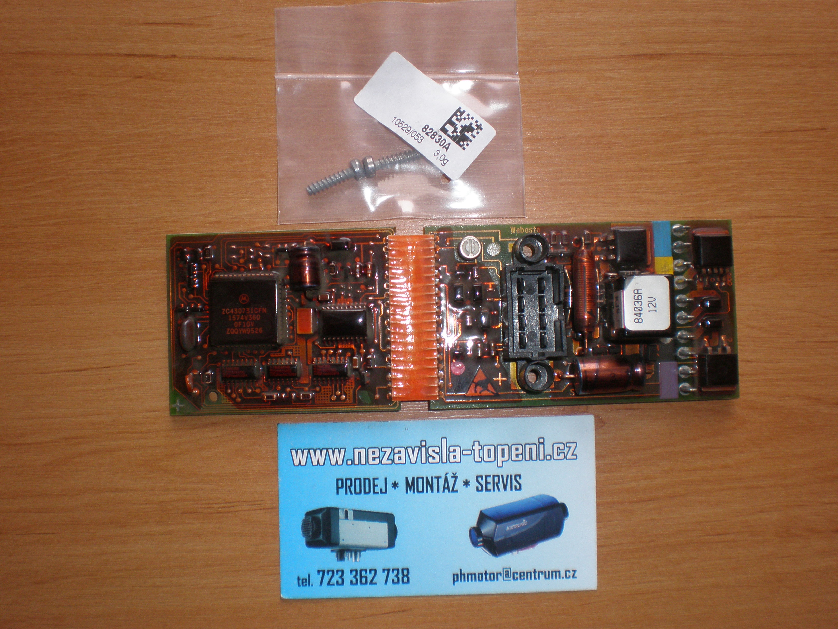 Řídící jednotka Webasto AT 2000/S 12V 87461/1323325