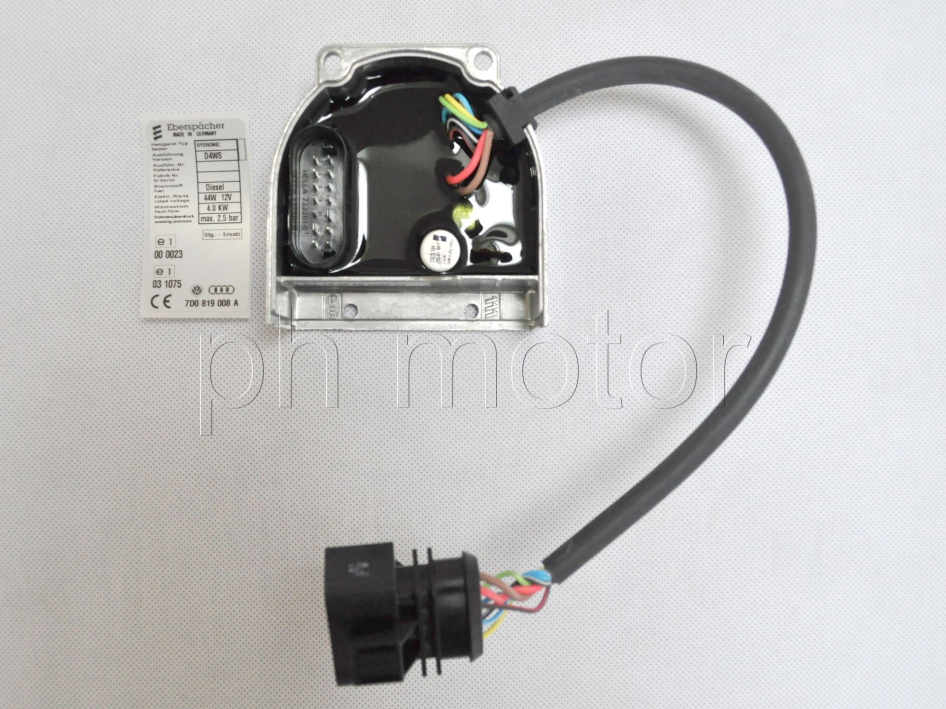 Řídící jednotka Eberspächer Hydronic D4W S 12V pro VW T4 252123/ 225201010001/ 225201042001