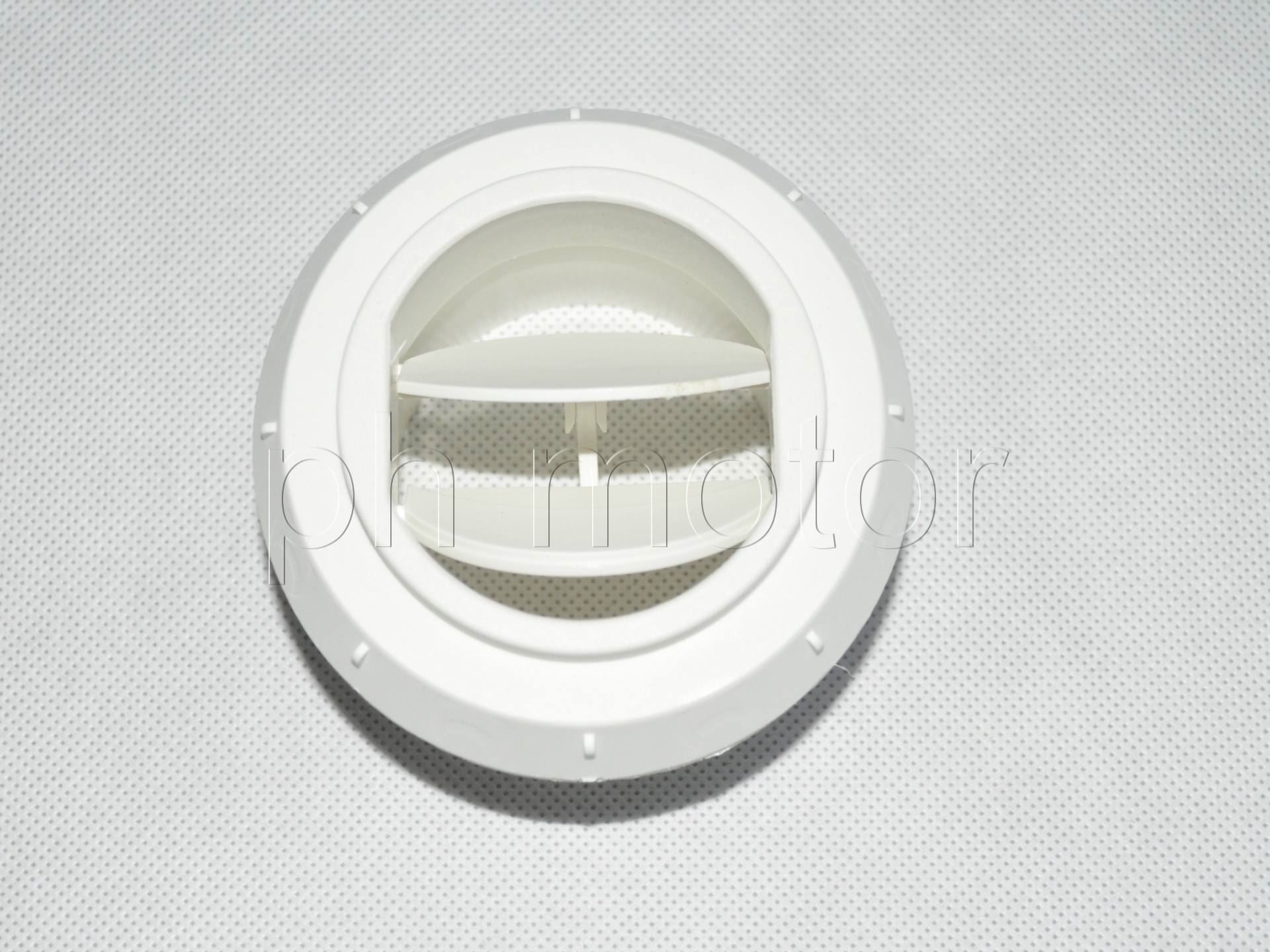 Výdech Webasto D=90mm bílý s klapkou 9012292/ 1320713