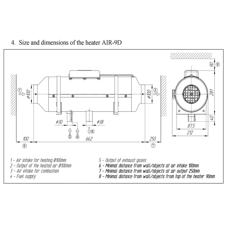 Planar Autoterm 9D Diesel 24V