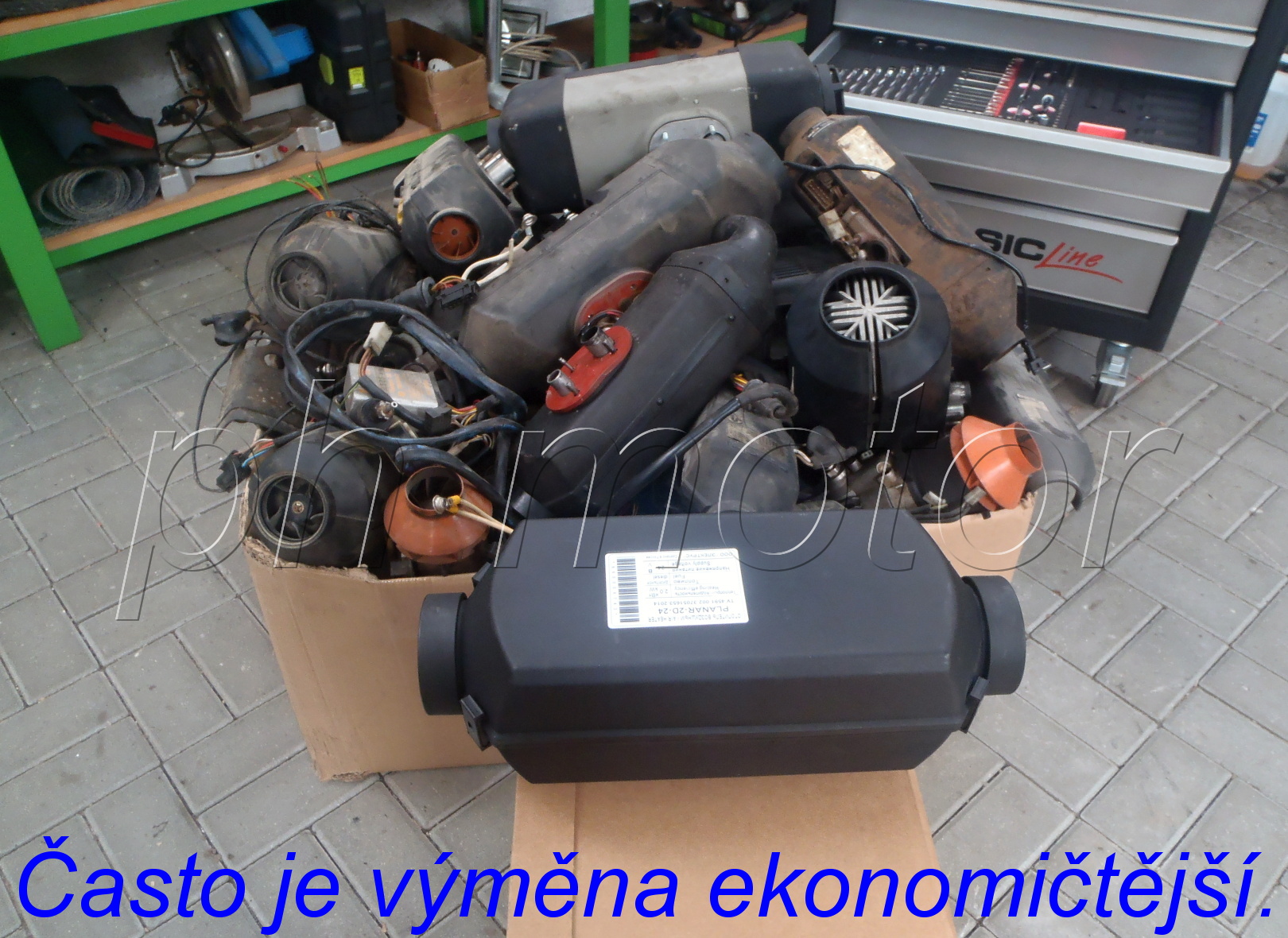 Eberspacher Airtronic D2/24V + Easy Start Remote + zástavbová sada